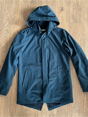 Scotch & Soda Blue Hooded Jacket